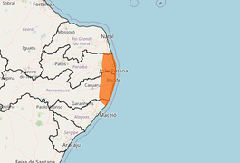 Inmet alerta para chuvas e ventos intensos em municípios alagoanos