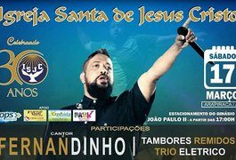 Igreja Santa de Jesus Cristo celebra 30 anos de existência com megaevento em Arapiraca