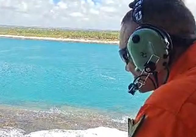 Bombeiros e DEA retomam buscas por homem desaparecido na praia de Barra Nova, em Marechal Deodoro
