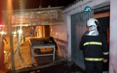 Incêndio em residência, em Arapiraca