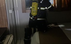 Incêndio em apartamento em Maceió