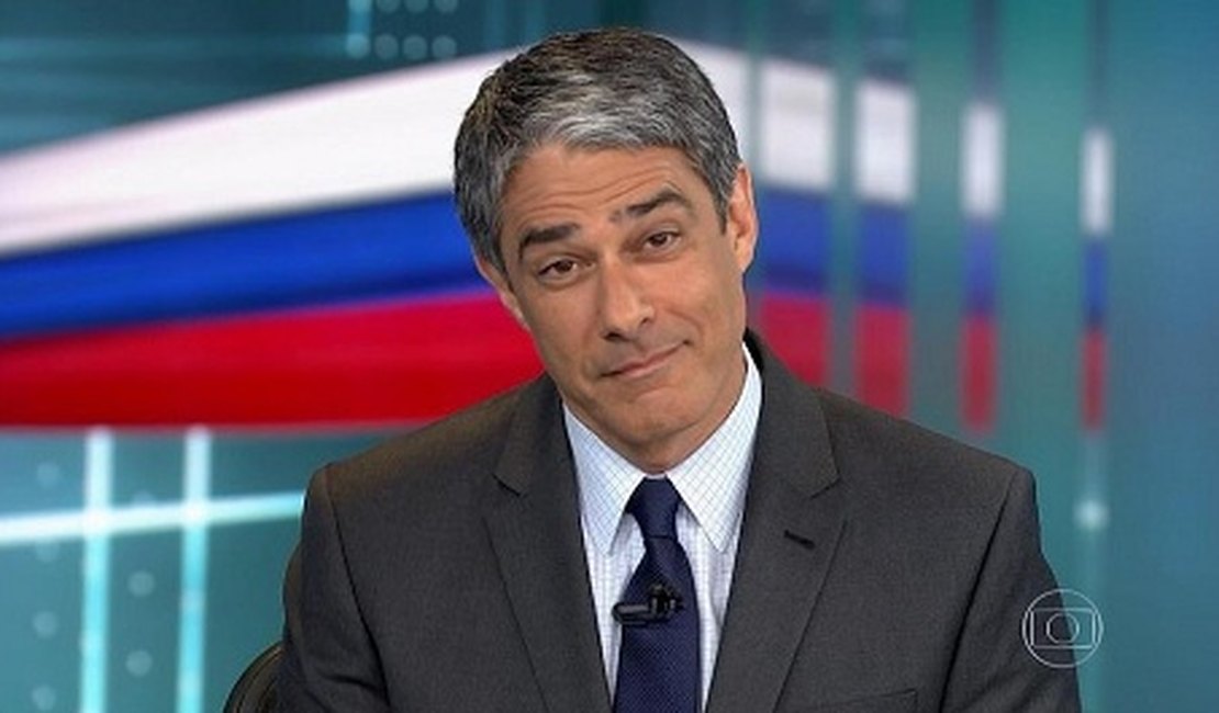 Após acidente, William Bonner é afastado do Jornal Nacional