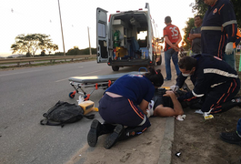 Motociclista fica ferido após ser atingido por automóvel na AL-220, em Arapiraca