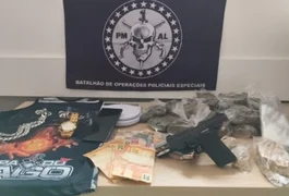 Bope apreende 45kg de cocaína avaliados em R$ 800 mil em menos de 6 meses, em Alagoas