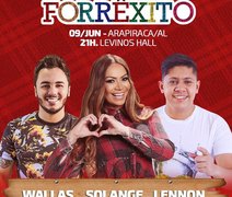 Primeiro show de Solange Almeida em Alagoas será na edição 2017 do Forrêxito