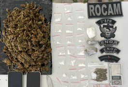 Homem que vendia drogas no bairro Primavera é preso em flagrante dentro de residência