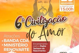 Município do Agreste alagoano sedia 6ª Civilização do Amor