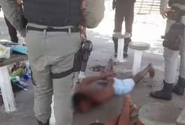PM prende homem que matou morador em situação de rua na Praça Lions, em Arapiraca