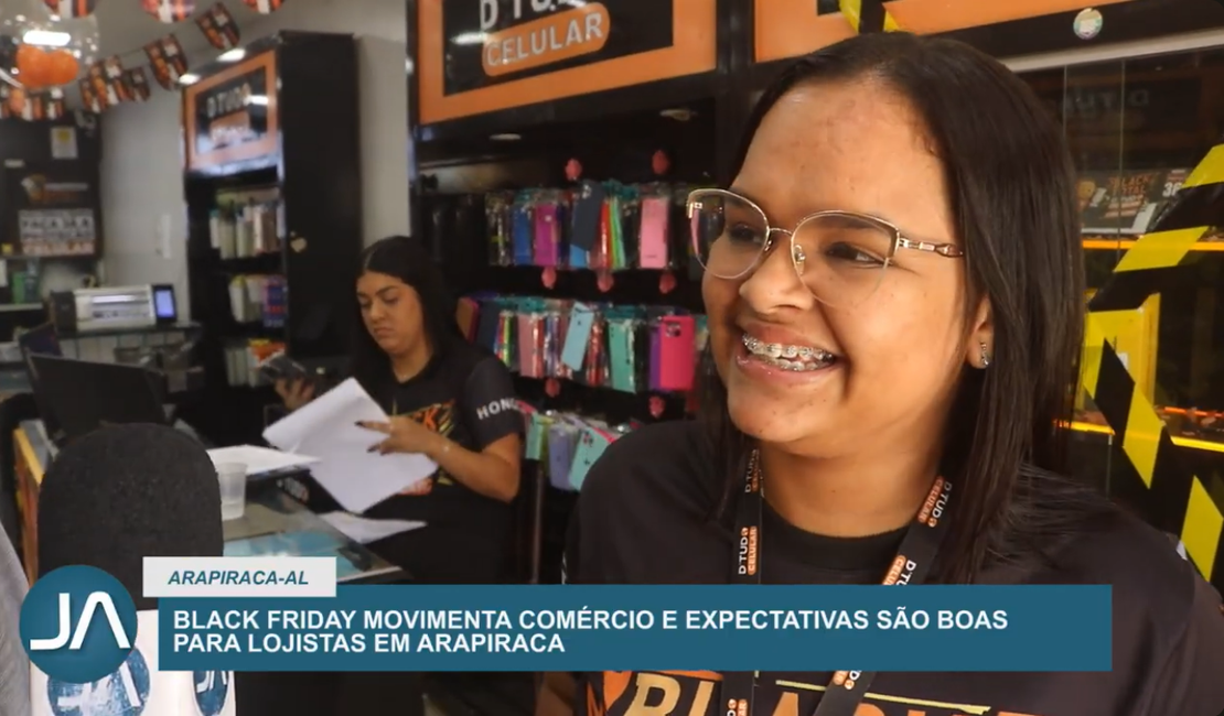 VÍDEO: Black Friday movimenta comércio e expectativas são boas para lojistas em Arapiraca