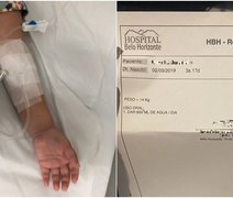 Família questiona consulta e se revolta com receita para criança beber água, em Minas Gerais