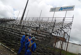 Começa a reforma do Estádio Coaracy da Mata Fonseca em Arapiraca