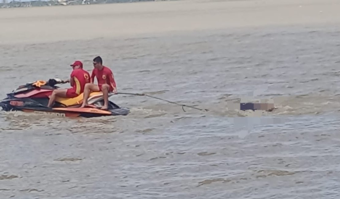 Cadáver com rosto desfigurado é encontrado em rede de pesca na Lagoa Mundaú