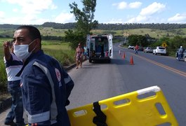 Motociclista fica ferido após cair em uma ribanceira no interior de AL