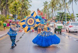 Desfile de Escolas de Samba na orla de Maceió tem apoio da Prefeitura