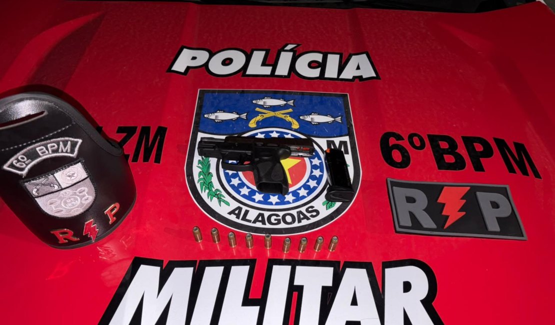 Polícia Militar apreende arma de fogo após denúncia de possível violência doméstica