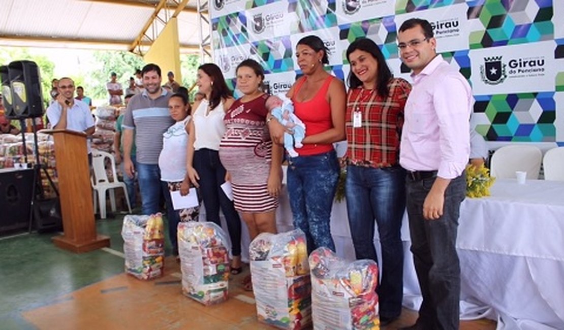 Prefeitura de Girau do Ponciano lança programa de distribuição de cestas nutricionais para gestantes e nutrizes