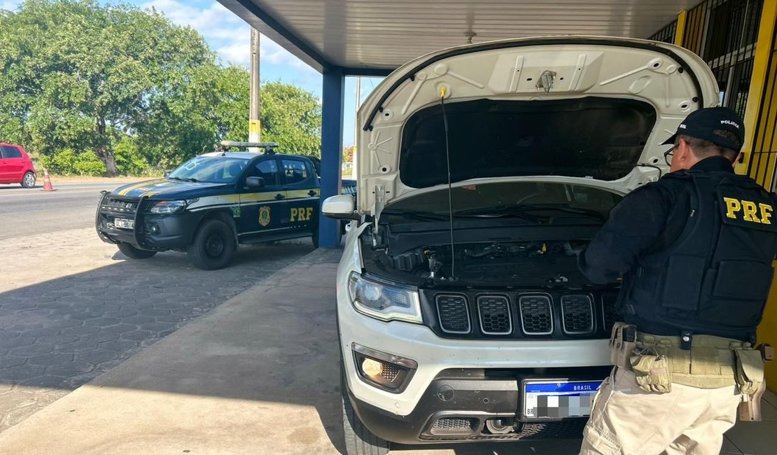 Ação da PRF apreende veículo com adulteração de sinal identificador no Agreste alagoano