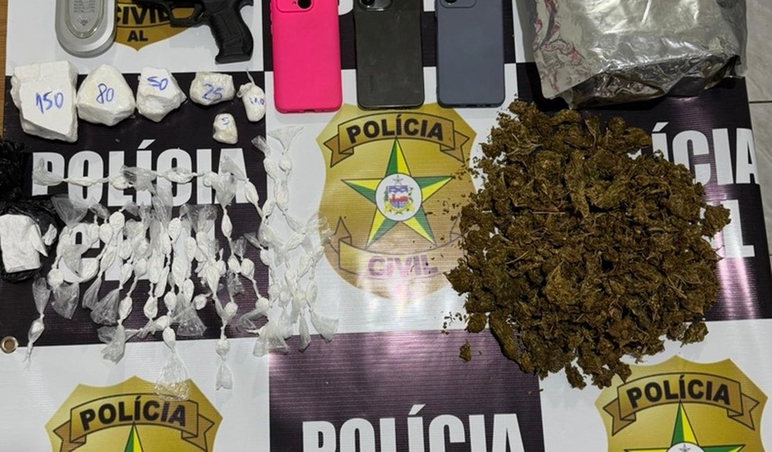 PCAL prende irmãos por tráfico de drogas e associação ao tráfico em São Miguel dos Campos