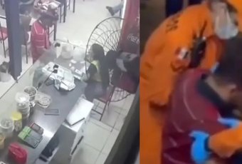 Homem quebra a perna ao tentar assaltar restaurante em Palmeira dos Índios
