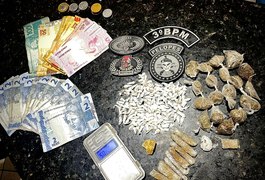 Homem é preso com drogas escondidadas em sacola plástica no quintal de casa no Agreste