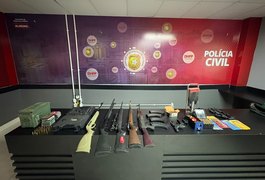 Operação prende homem que tentou matar motorista por app em Maceió; arsenal de armas foi apreendido