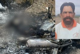 Homem é encontrado carbonizado às margens de rodovia no Sertão de Pernambuco