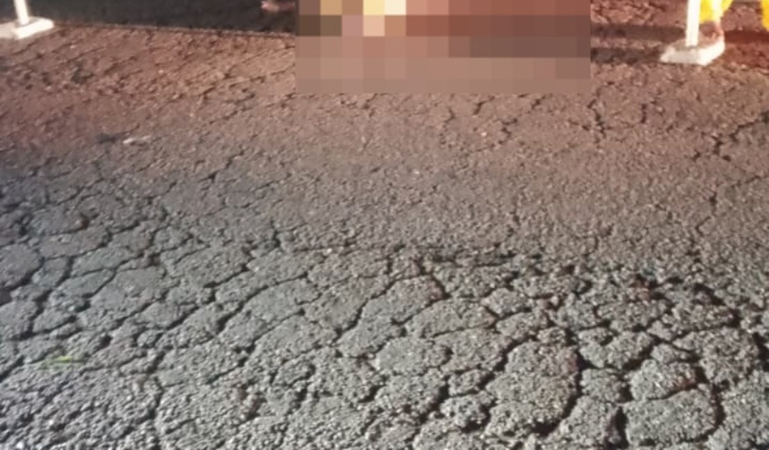 Colisão seguida de atropelamento deixa uma pessoa morta e outra ferida, na AL ﻿115 entre Arapiraca e Igaci