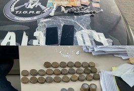 Operação integrada prende três suspeitos de tráfico no Sertão