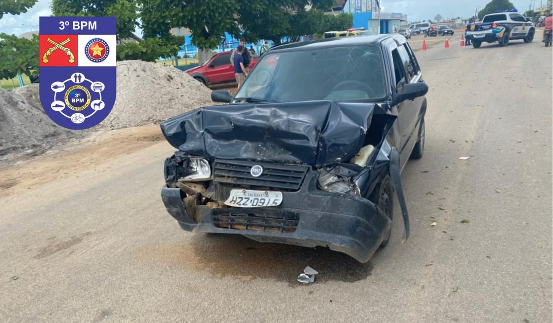 Motorista embriagado provoca batida entre carros e é preso no interior de Alagoas