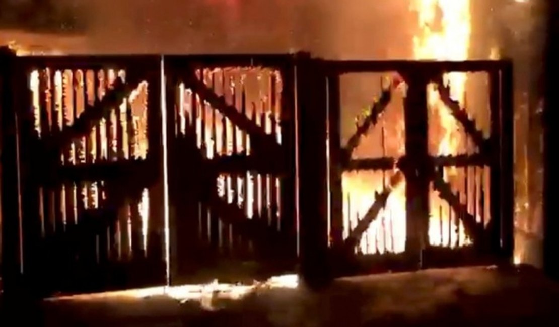 Bombeiros combatem incêndio em zoológico de Londres