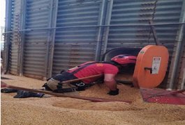 Trabalhador alagoano morre soterrado em ﻿silo de grãos, no Mato Grosso