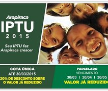 Contribuintes ganham descontos no pagamento do IPTU 2015