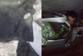 Caminhoneiro joga veículo contra suspeitos de assalto na BR 423, em Ouro Branco