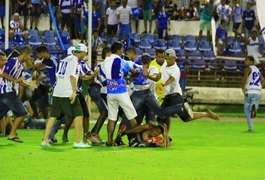 VÍDEO: final do Campeonato Alagoano é marcado por guerra entre torcidas