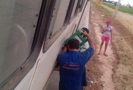 Passageiros ficam horas na estrada após ônibus da Real Arapiraca ficar sem combustível