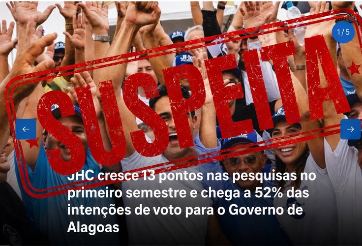 ESCÂNDALO: empresa diz que não contratou pesquisa que favorece JHC e anuncia medidas judiciais