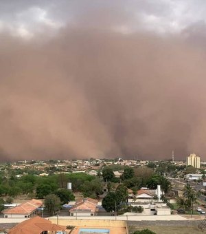 Novas tempestades de poeira são registradas em ao menos quatro estados brasileiros