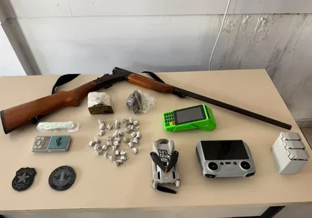 Polícia apreende drone avaliado em mais de R$ 5 mil usado para monitorar ações policiais em Milagres