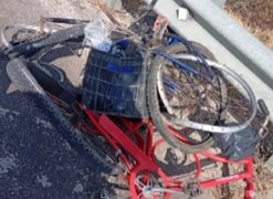 Idoso morre após ter bicicleta atingida por caminhão, na BR 316, em Santana do Ipanema