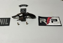 Homem é preso por porte ilegal de arma de fogo durante patrulhamento da PM em Arapiraca