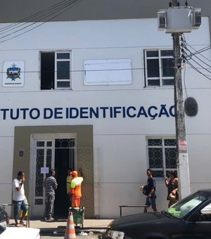 Instituto de identificação de Alagoas suspende atendimento na sede do órgão