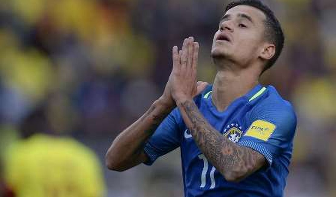 Philippe Coutinho pode se transformar em trunfo da seleção brasileira de Tite