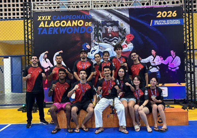 Keumgang BBF Arapiraca conquista 16 medalhas e fica entre as melhores equipes no Campeonato Alagoano de Taekwondo