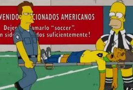 'Os Simpsons' prevê contusão de Neymar na Copa do Mundo