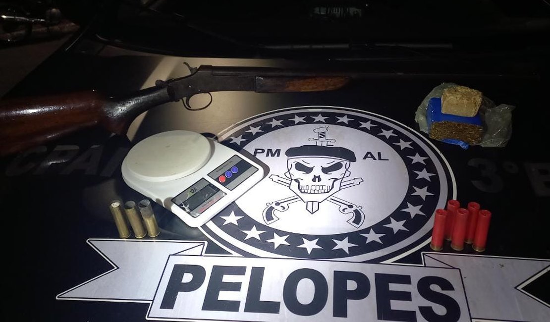 São Sebastião: Homem conhecido como Zezinho do Crack é preso com arma e drogas no Belisca Pau