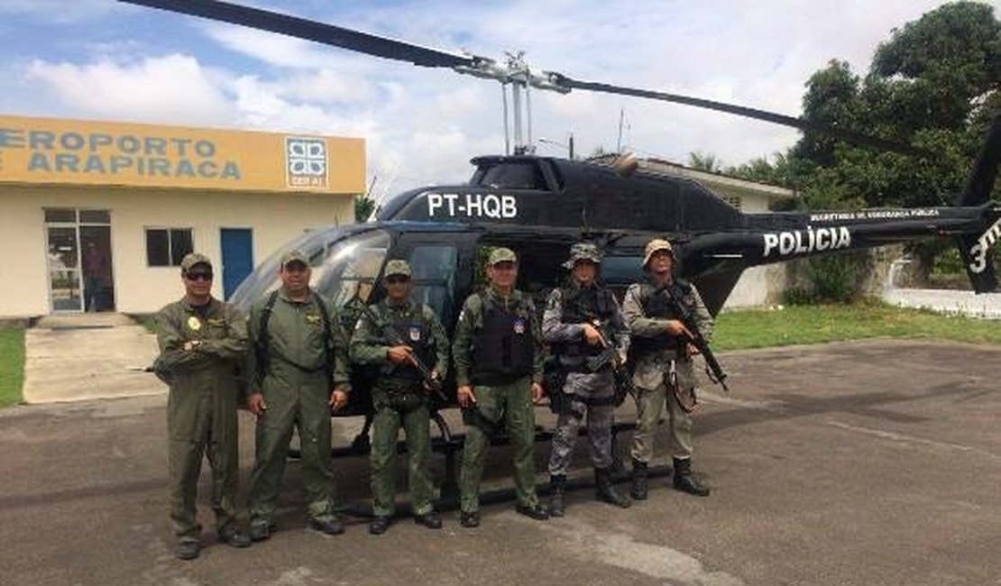 Base aérea da Segurança Pública retorna a Arapiraca