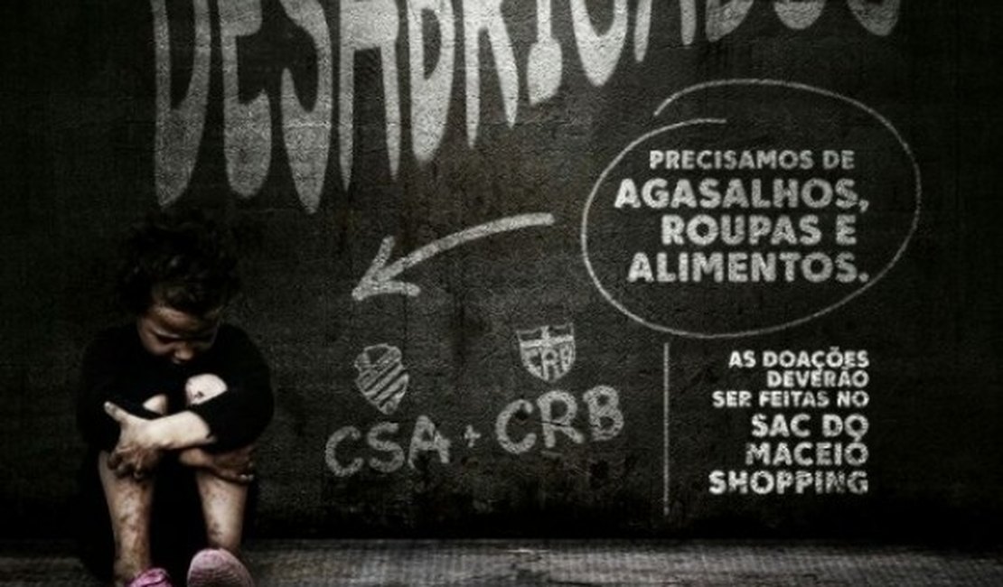 CRB e CSA lançam campanha para arrecadar de doações para desabrigados