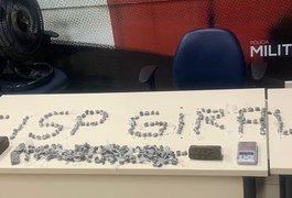 Suspeito foge e polícia encontra drogas, em Girau do Ponciano