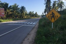 A pedido da prefeitura, DER constrói quebra-molas próximo ao acesso a Jequiá da Praia