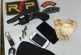 Irmão de envolvido em crime de repercussão em Arapiraca é capturado com arma e alega: “Ameaçado”